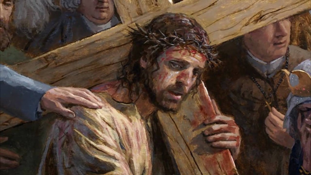 Jesus på Via Dolorosa