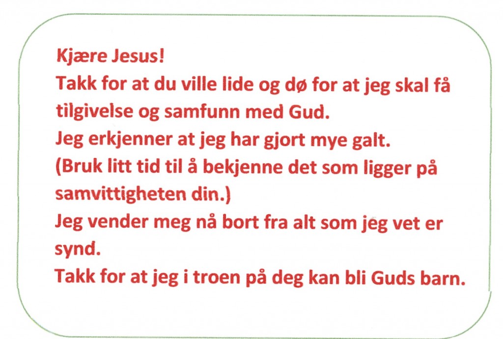 Frelsesbønn 2.